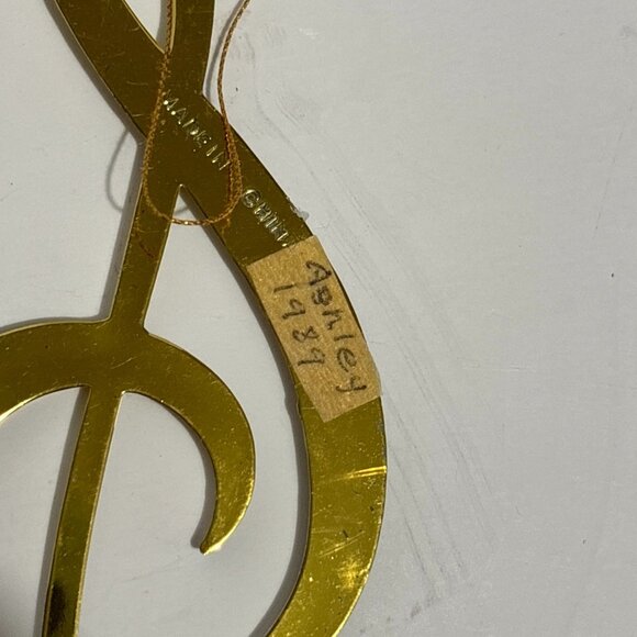 Vintage Wooden Musical Christmas Tree Ornaments Set Instrument Piano 10 Piece - Picture 9 of 15